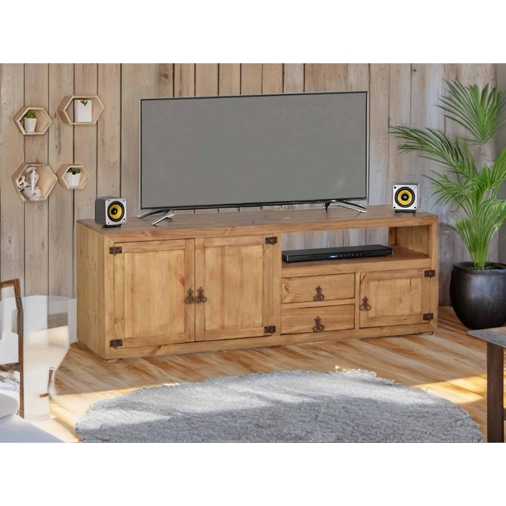 TV-Kommode Mexico Möbel Landhaus Pinie Honig