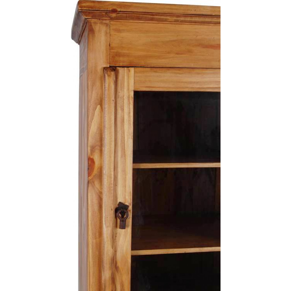 Vitrine Mexico Möbel Landhaus Pinie Honig 10034 4