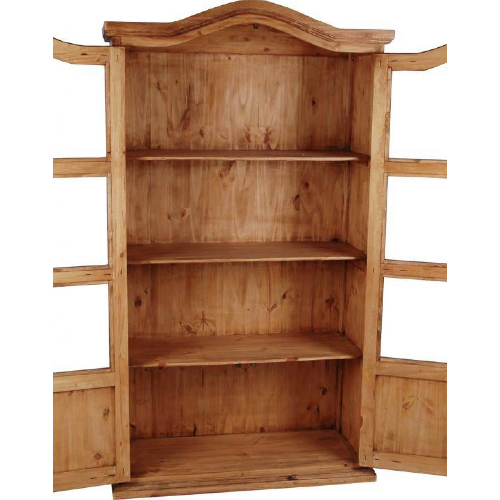 Vitrine Mexico Möbel Landhaus Pinie Honig