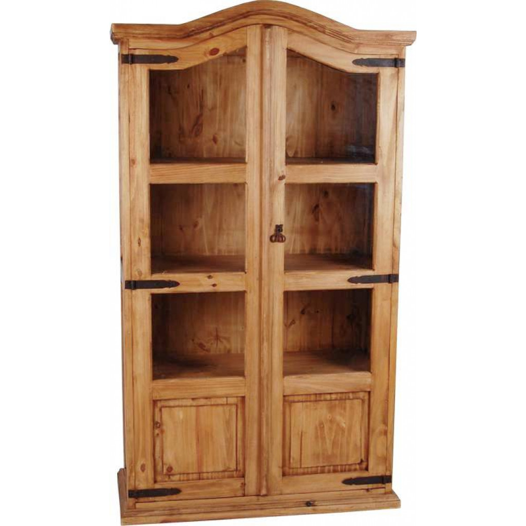 Vitrine Mexico Möbel Landhaus Pinie Honig