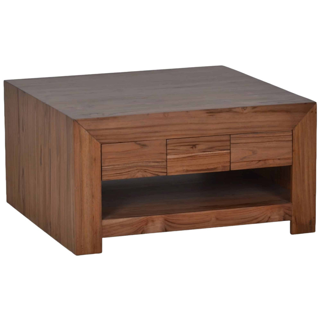 Couchtisch Maharaja Modern Massivholz Teak Braun