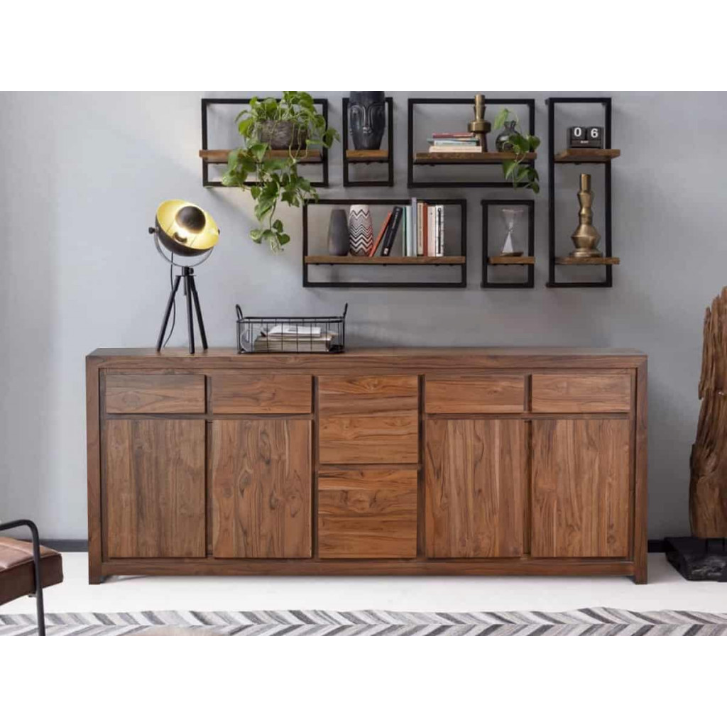 Sideboard Maharaja Modern Teak Braun