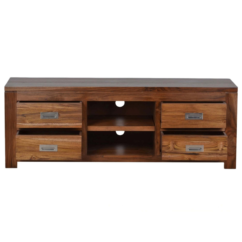 TV-Kommode Masala Modern Teak Dunkelbraun
