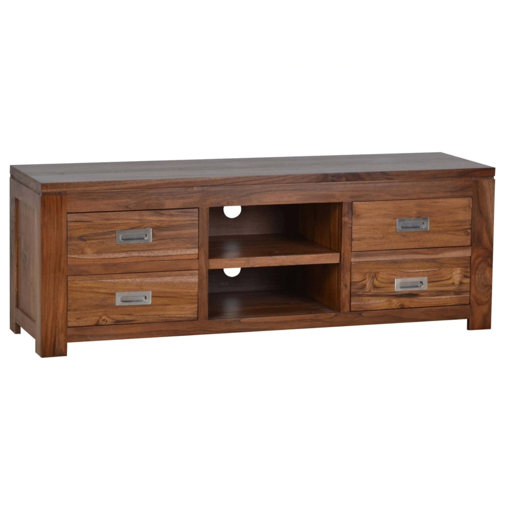 TV-Kommode Masala Modern Teak Dunkelbraun