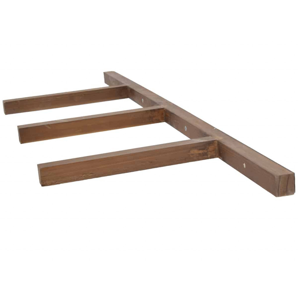 Wandregal Mumba Modern Teak Braun