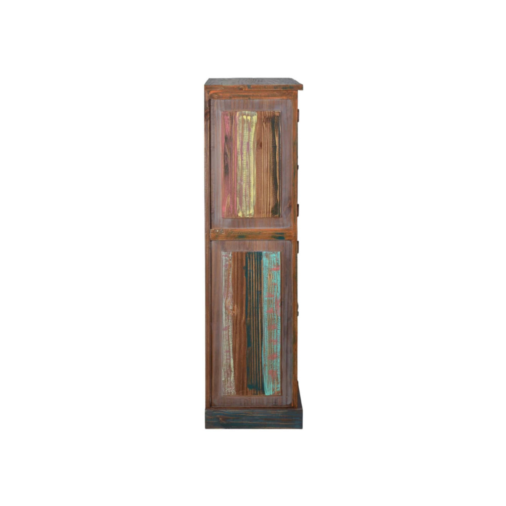 Highboard Cancun Shabby Chic Pinie Bunt