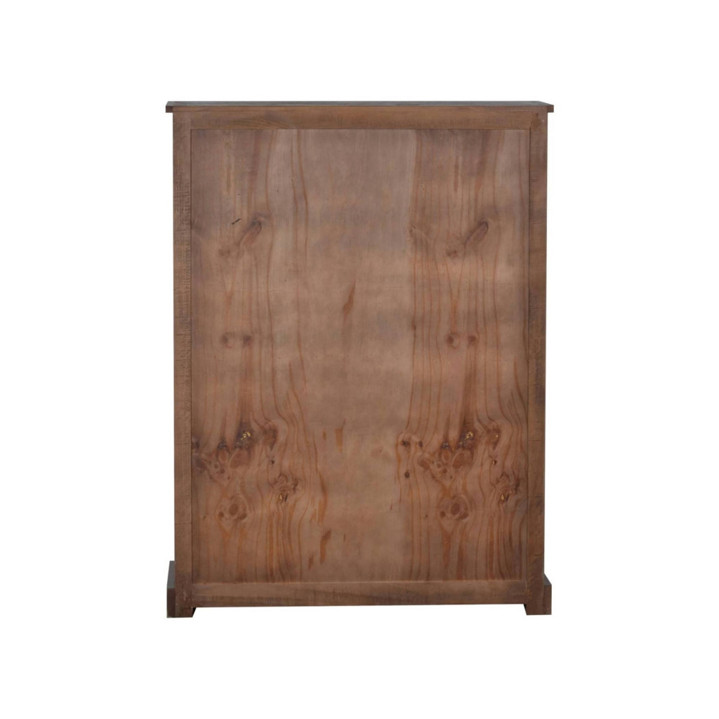 Schuhschrank Cancun Shabby Chic Massivholz Pinie Bunt