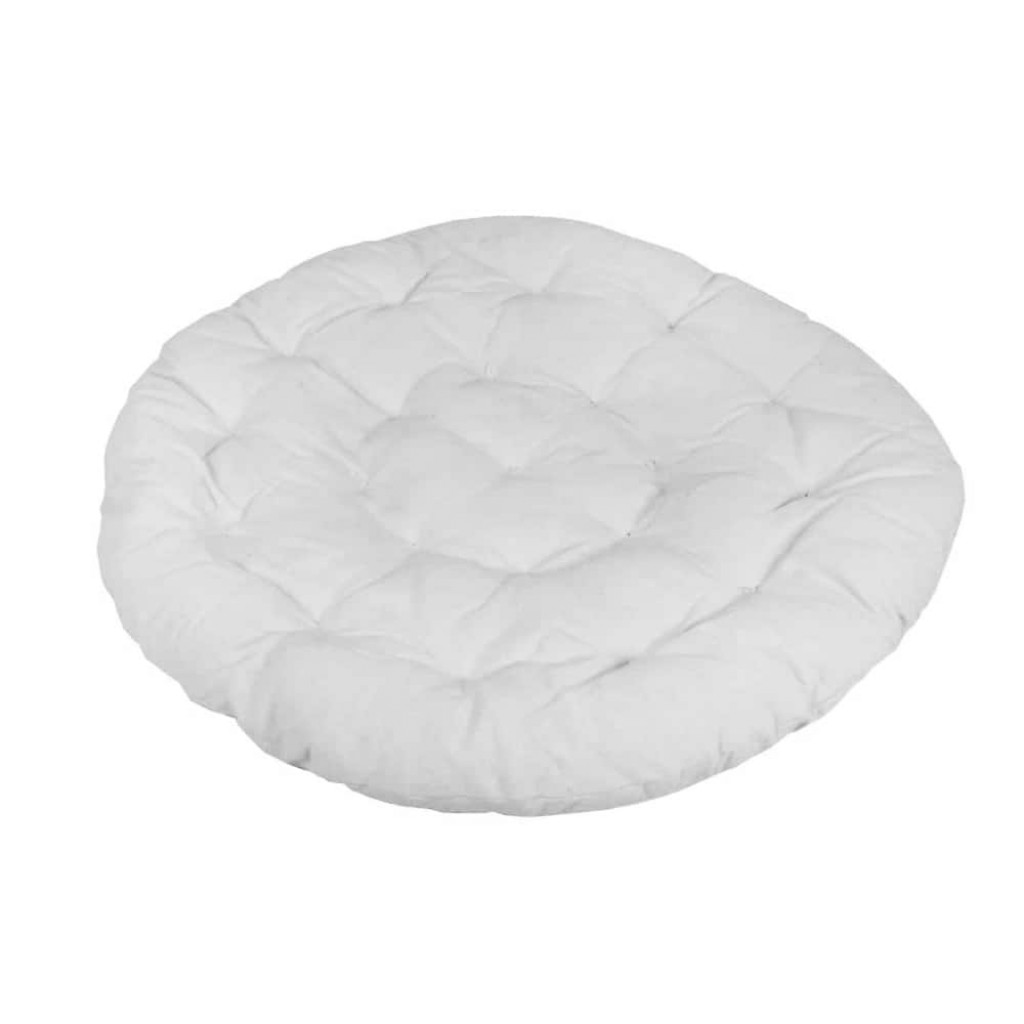 Sitzkissen Rattan Modern Cremeweiß