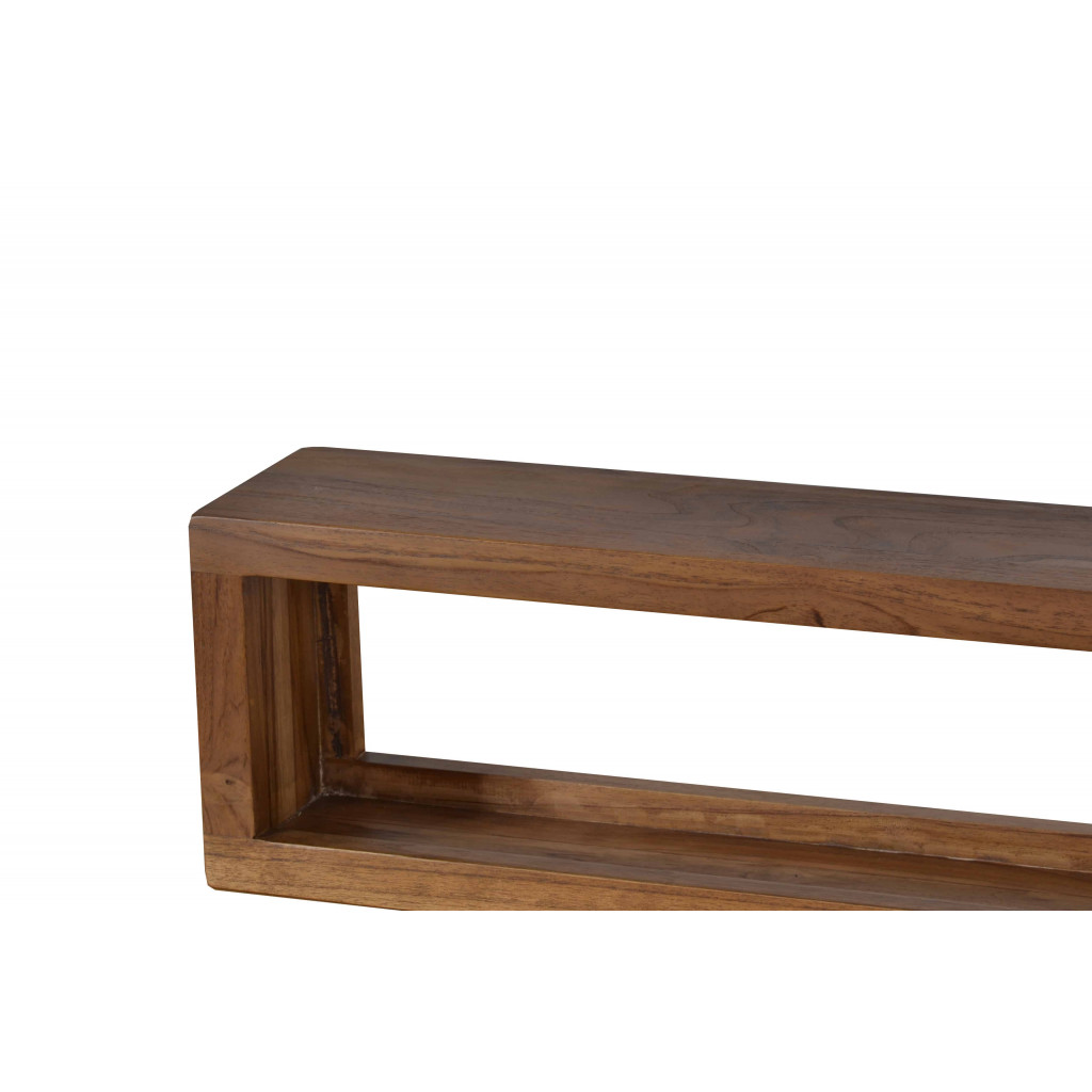 Regal Tamesi Modern Teak Dunkelbraun