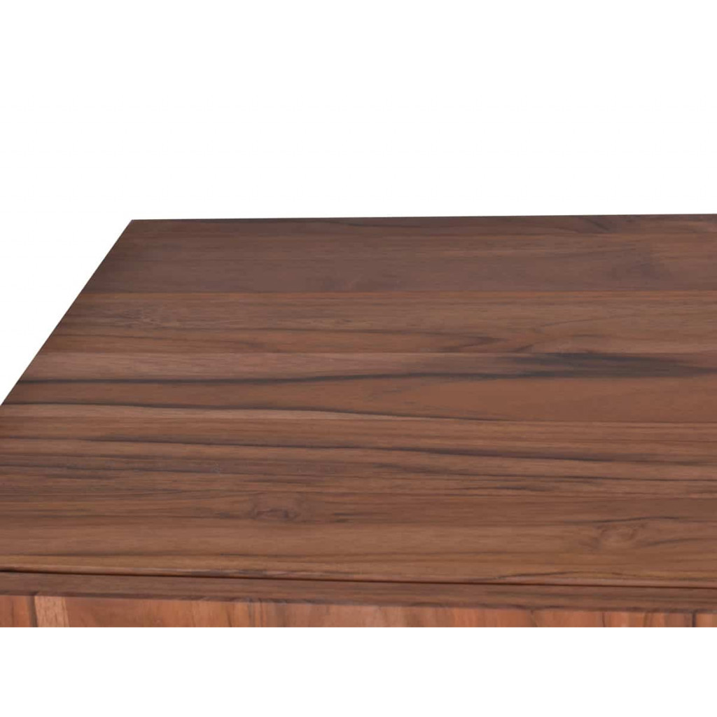 Sideboard Tamesi Modern Massivholz Teak Dunkelbraun