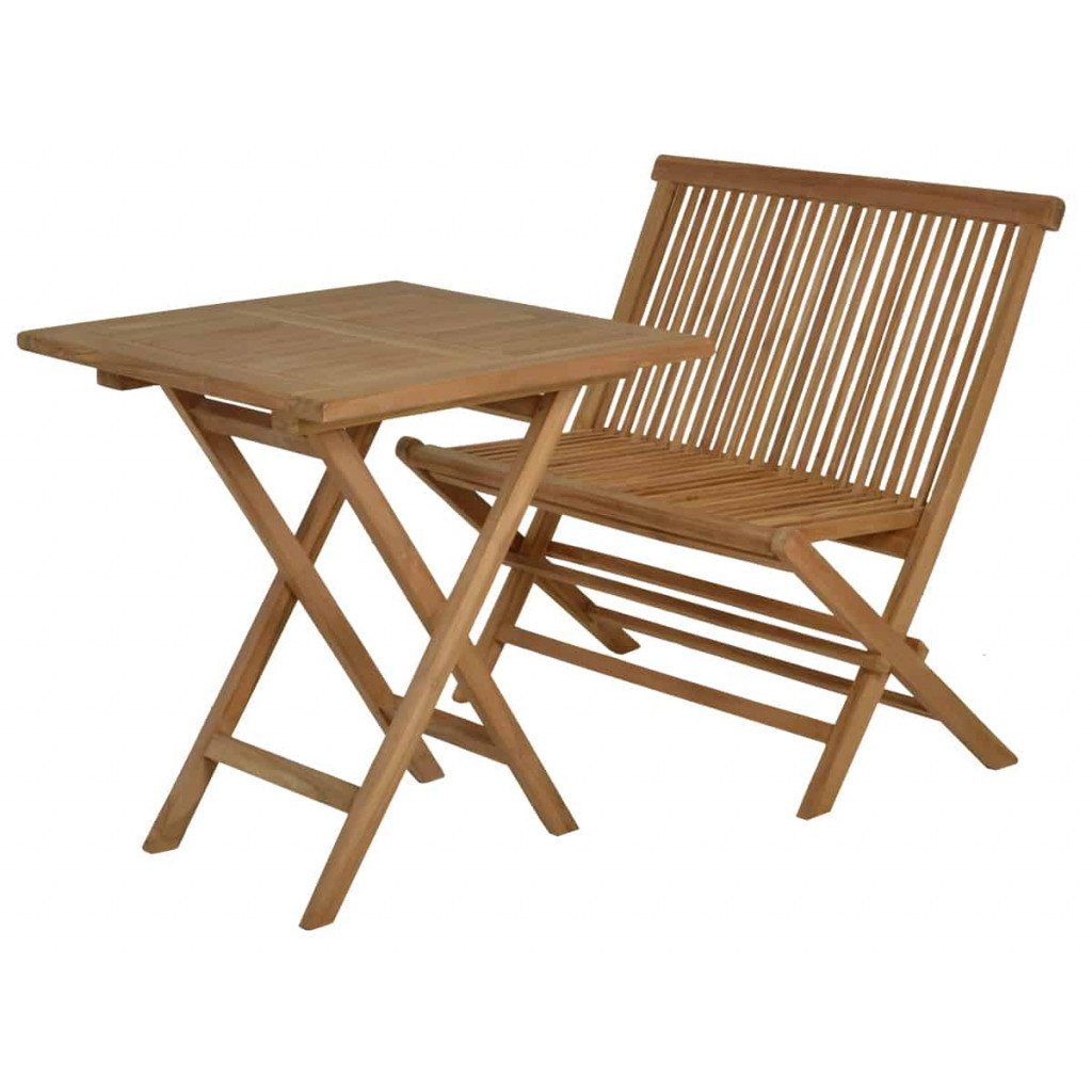 Gartenbank  Gartenmöbel Outdoor Modern Teak Honig