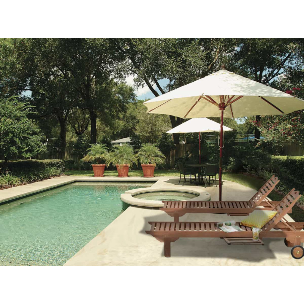 Gartenliege  Gartenmöbel Outdoor Modern Teak Honig