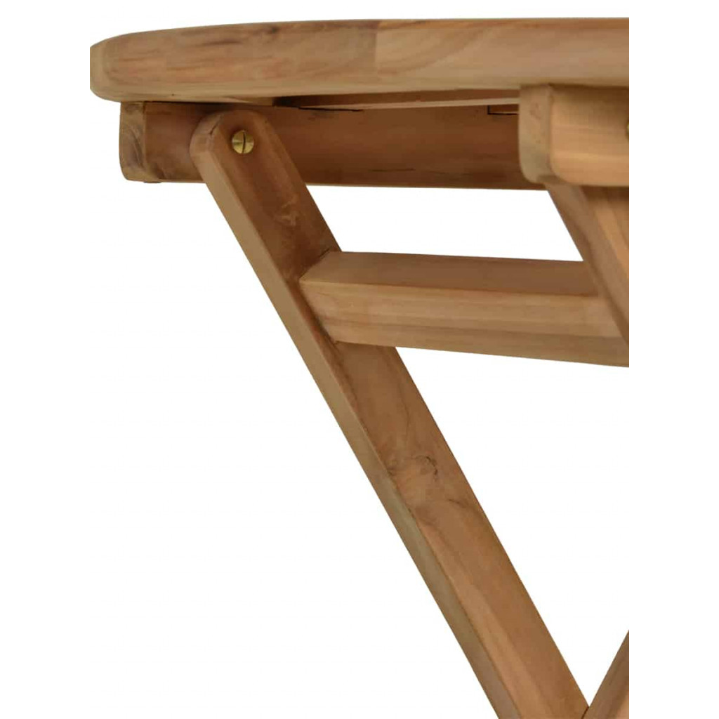 Gartentisch  Gartenmöbel Outdoor Modern Teak Honig