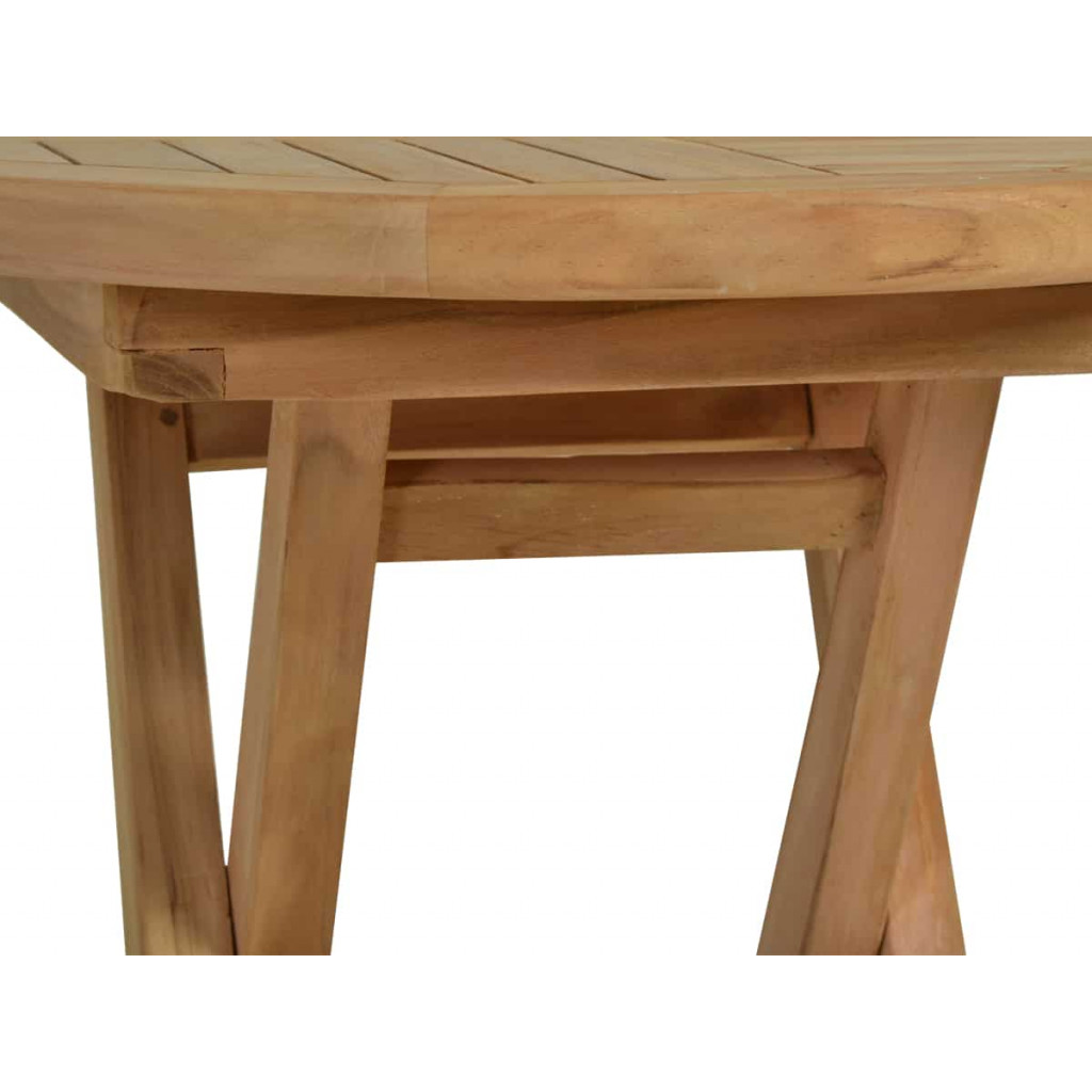 Gartentisch  Gartenmöbel Outdoor Modern Teak Honig