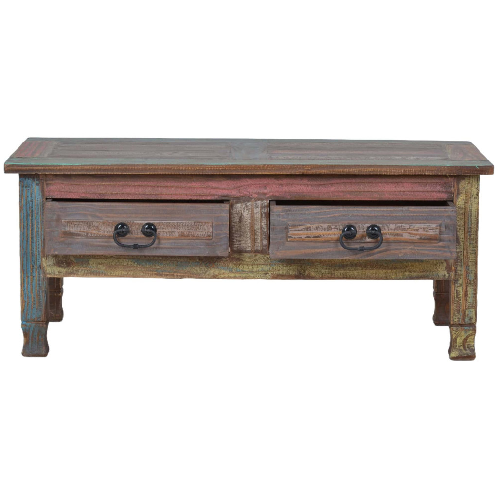 Couchtisch Cancun Shabby Chic Pinie Bunt