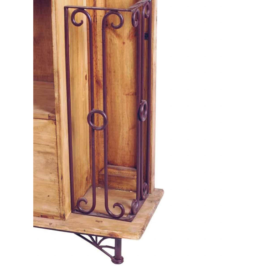 Garderobenschrank Mexico Möbel Landhaus Pinie Honig