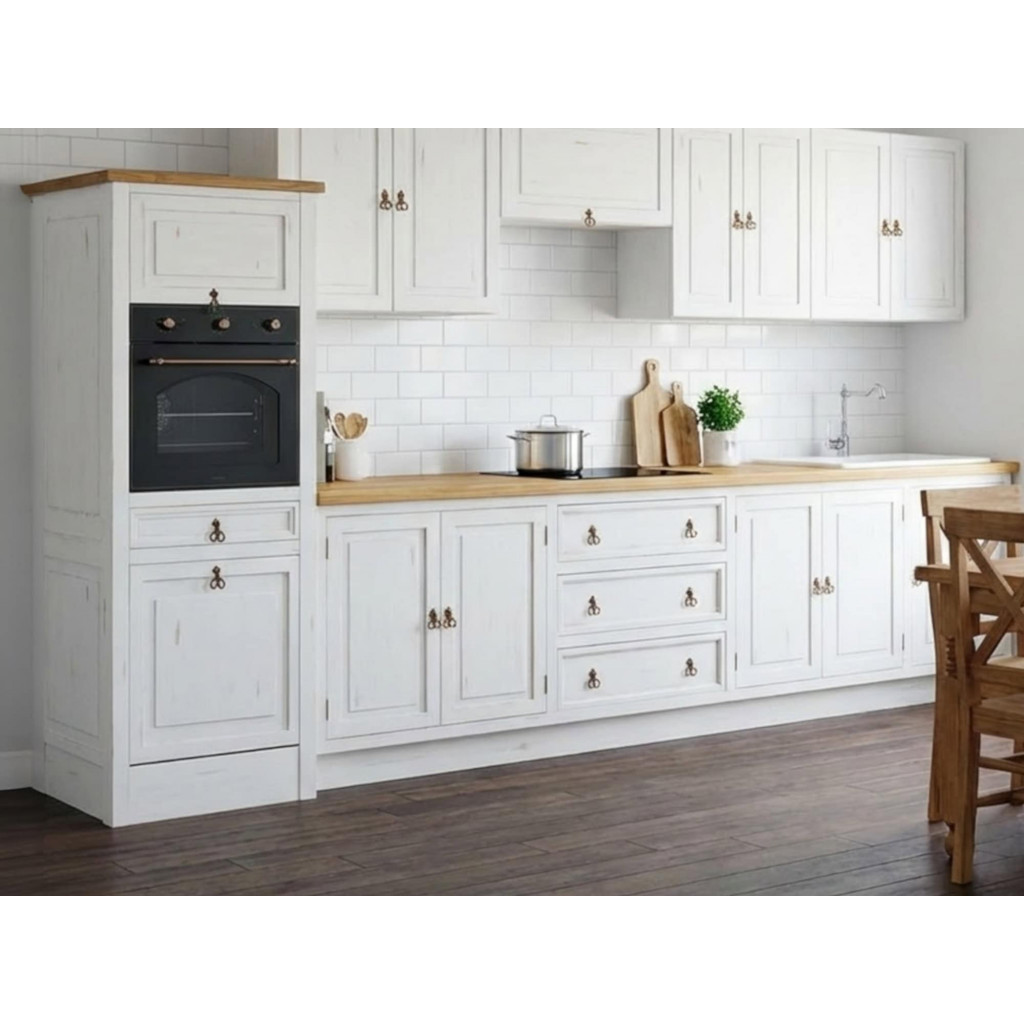Küchenmodul Mexico Möbel Landhaus Cremeweiß