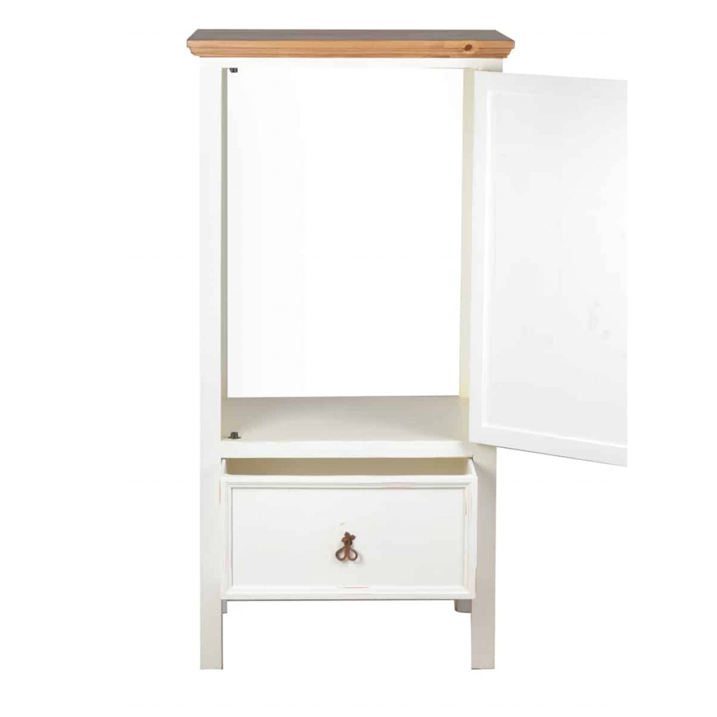 Küchenmodul Mexico Möbel Landhaus Massivholz Pinie Weiß