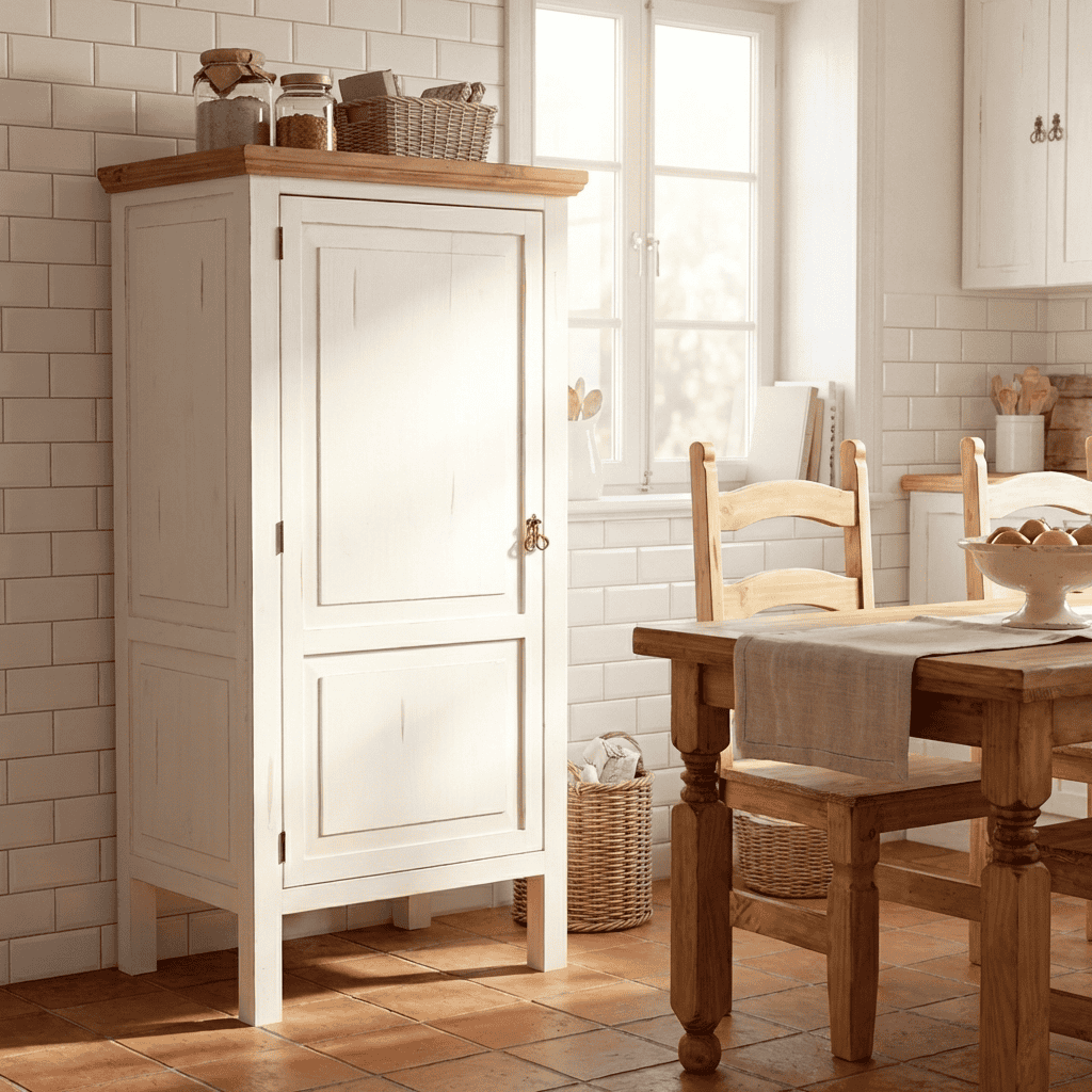 Küchenmodul Mexico Möbel Landhaus Massivholz Pinie Weiß