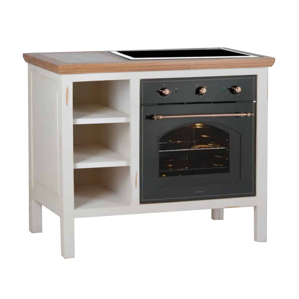 Küchenmodul Mexico Möbel Landhaus Pinie Weiß