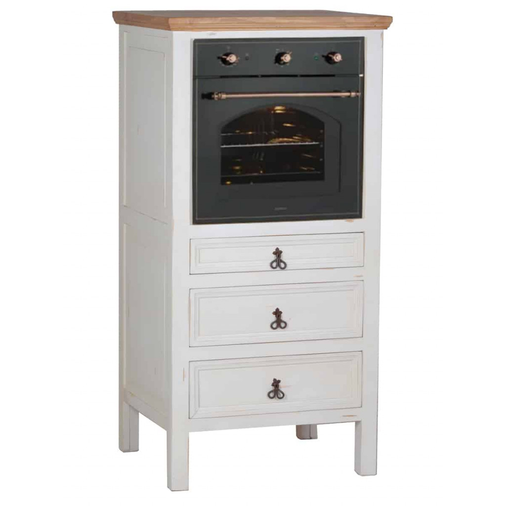 Küchenmodul Mexico Möbel Landhaus Pinie Weiß