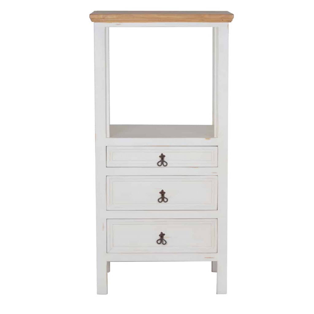 Küchenmodul Mexico Möbel Landhaus Pinie Weiß