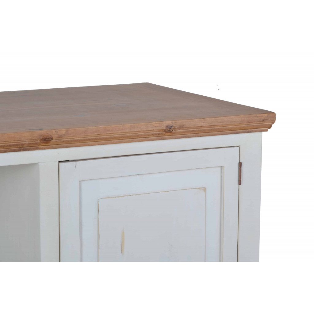 Küchenmodul Mexico Möbel Landhaus Pinie Weiß