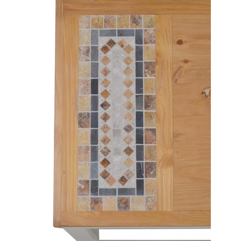 Küchenmodul Mexico Möbel Landhaus Pinie Weiß