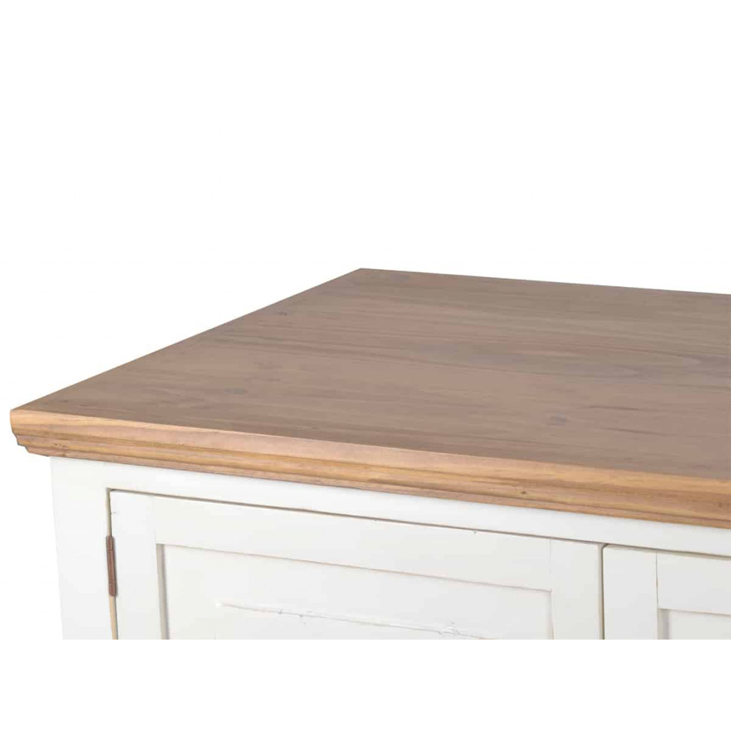 Küchenmodul Mexico Möbel Landhaus Pinie Weiß