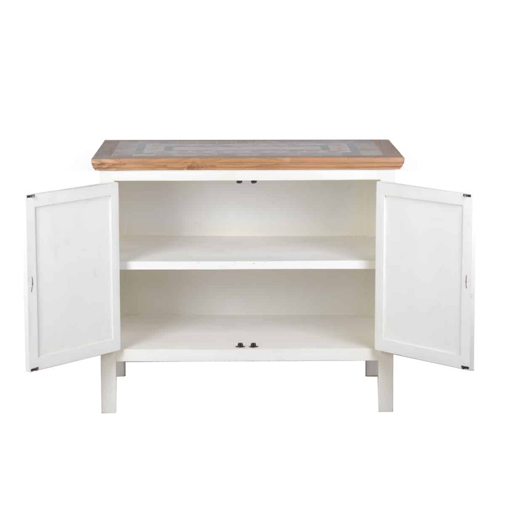 Küchenmodul Mexico Möbel Landhaus Pinie Weiß