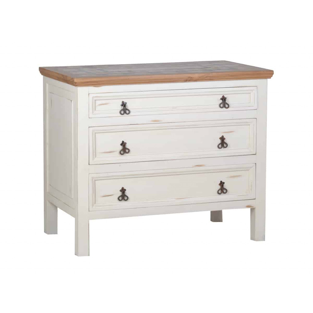 Küchenmodul Mexico Möbel Landhaus Pinie Weiß