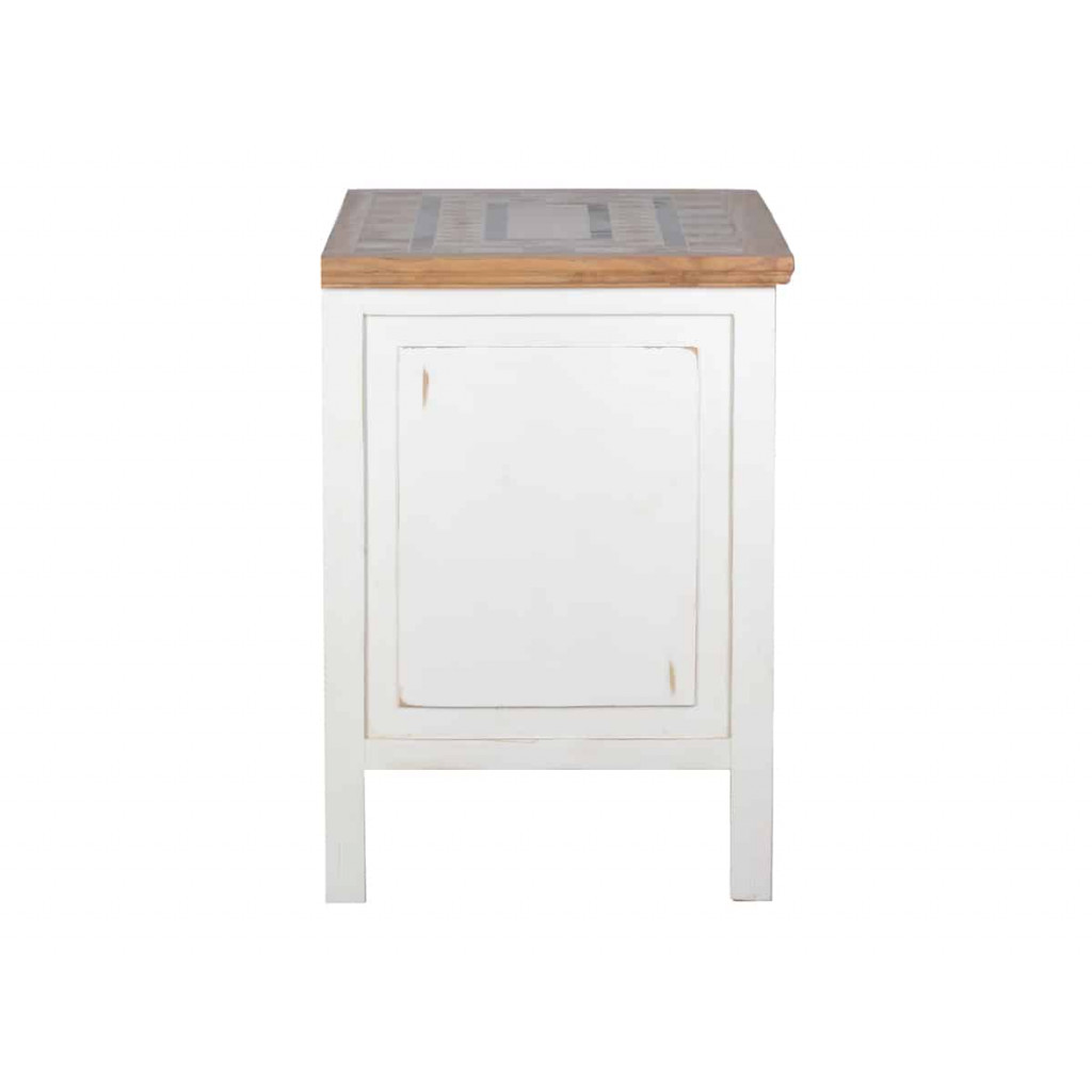 Küchenmodul Mexico Möbel Landhaus Pinie Weiß