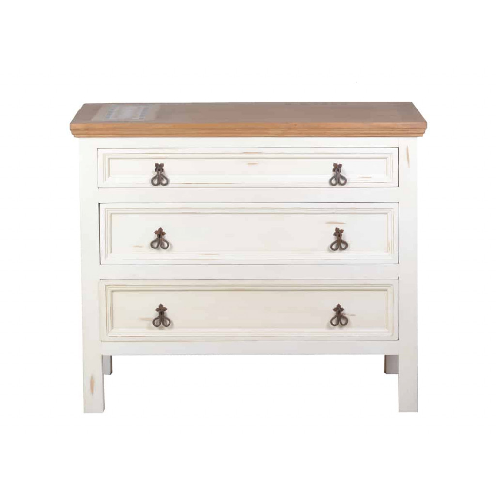 Küchenmodul Mexico Möbel Landhaus Pinie Weiß