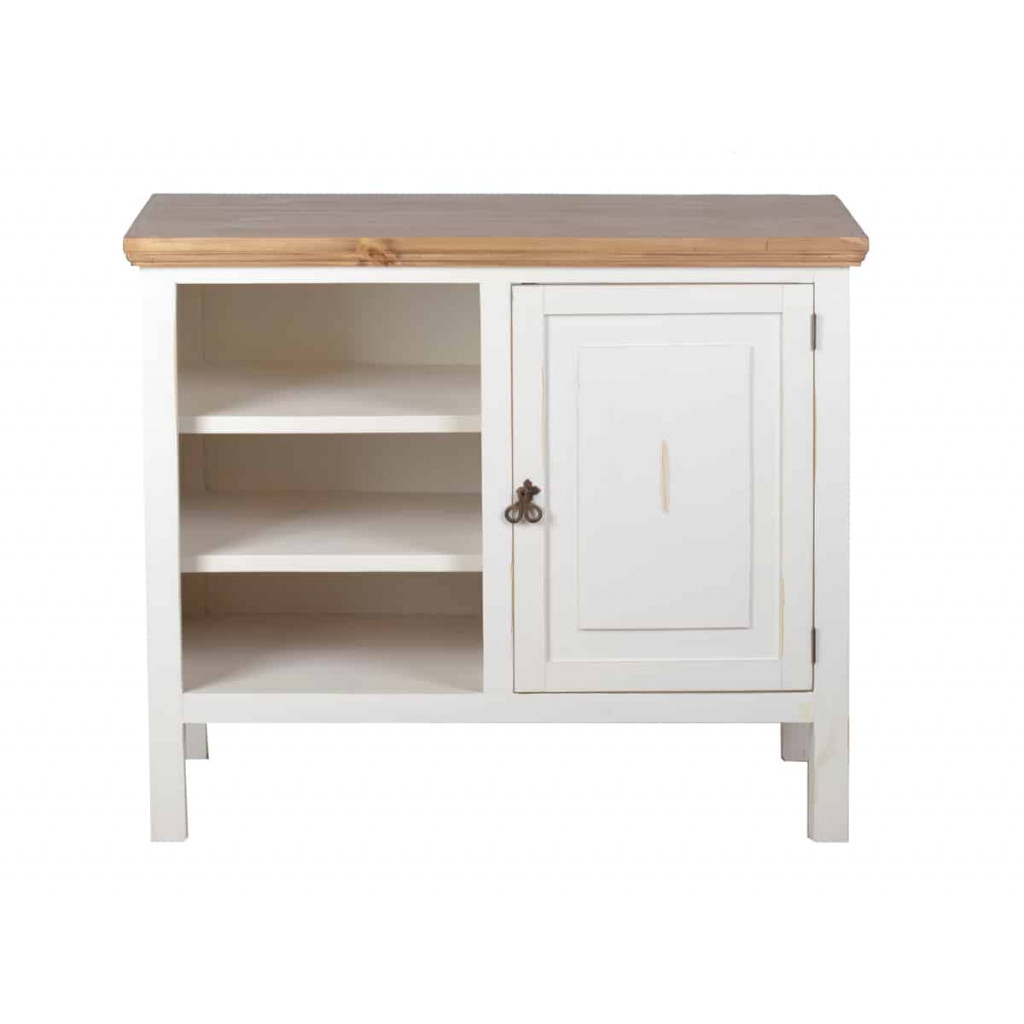 Küchenmodul Mexico Möbel Landhaus Pinie Weiß