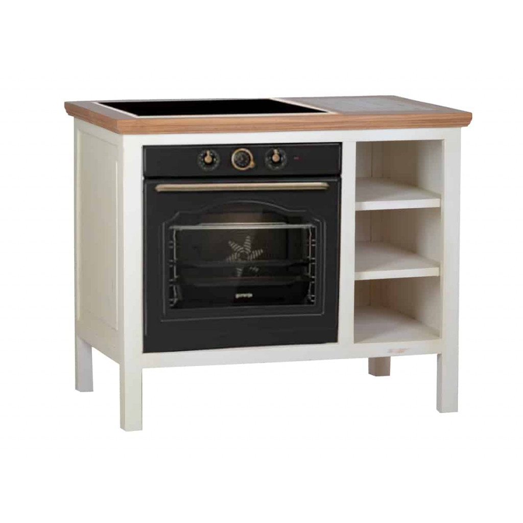 Küchenmodul Mexico Möbel Landhaus Pinie Weiß