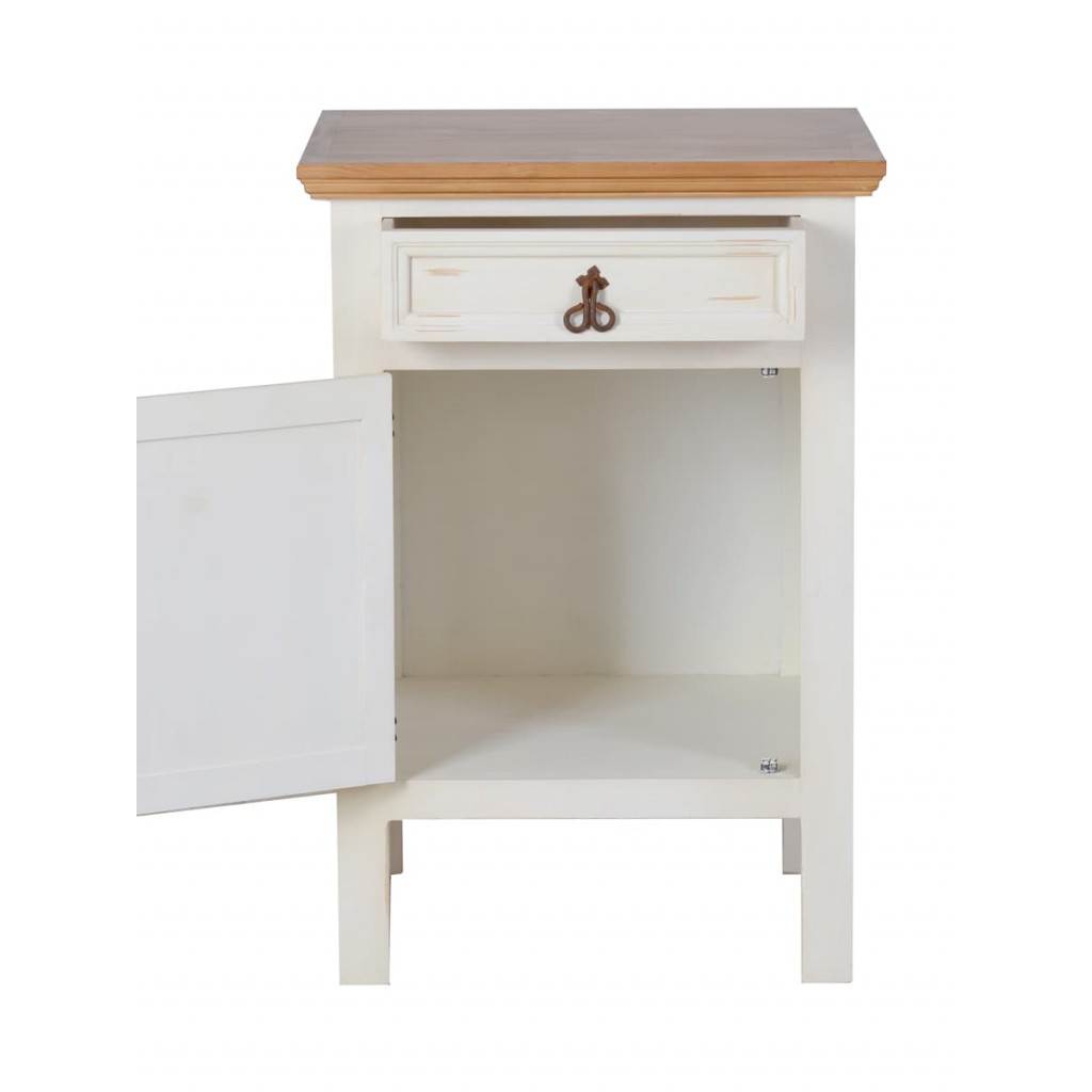 Küchenmodul Mexico Möbel Landhaus Pinie Weiß