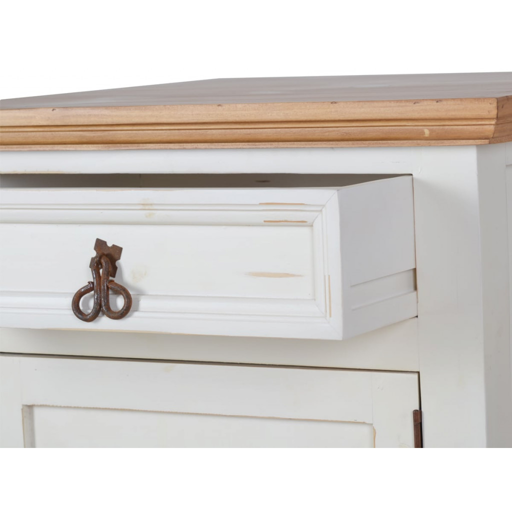 Küchenmodul Mexico Möbel Landhaus Pinie Weiß