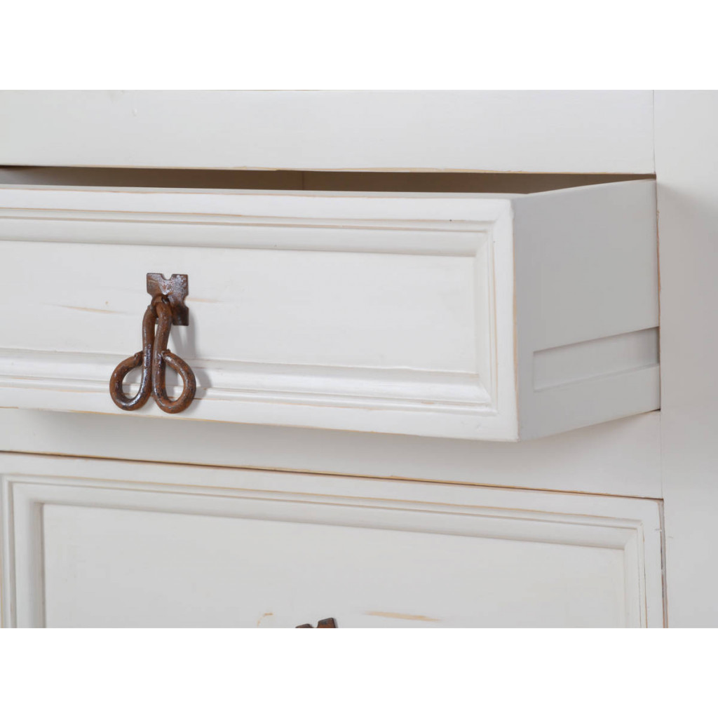 Küchenmodul Mexico Möbel Landhaus Pinie Weiß