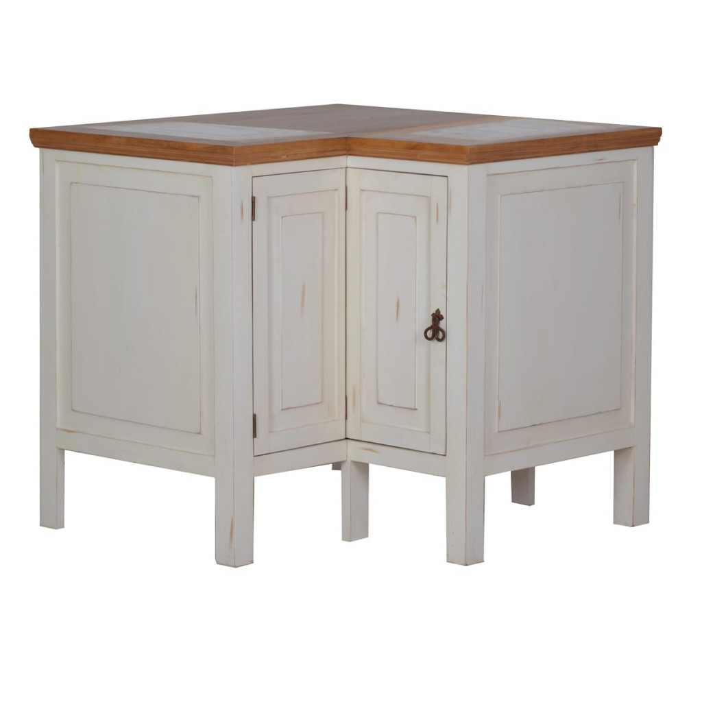 Küchenmodul Mexico Möbel Landhaus Pinie Weiß