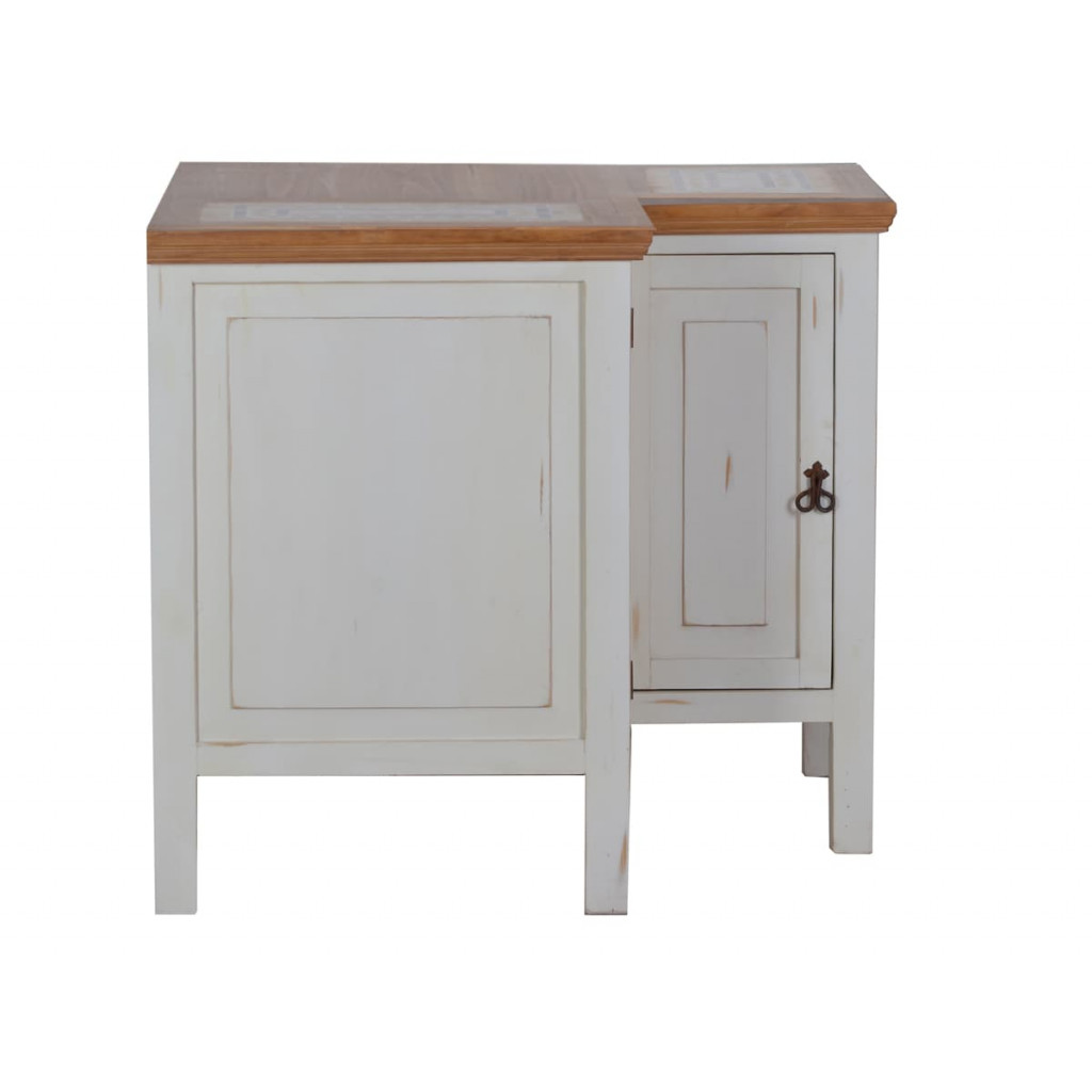 Küchenmodul Mexico Möbel Landhaus Pinie Weiß