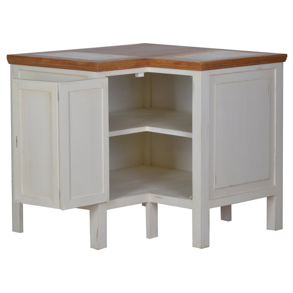 Küchenmodul Mexico Möbel Landhaus Pinie Weiß