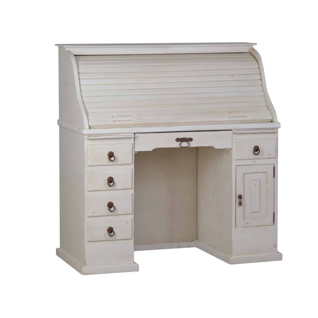 Sekretär Mexico Möbel Landhaus Pinie Weiß