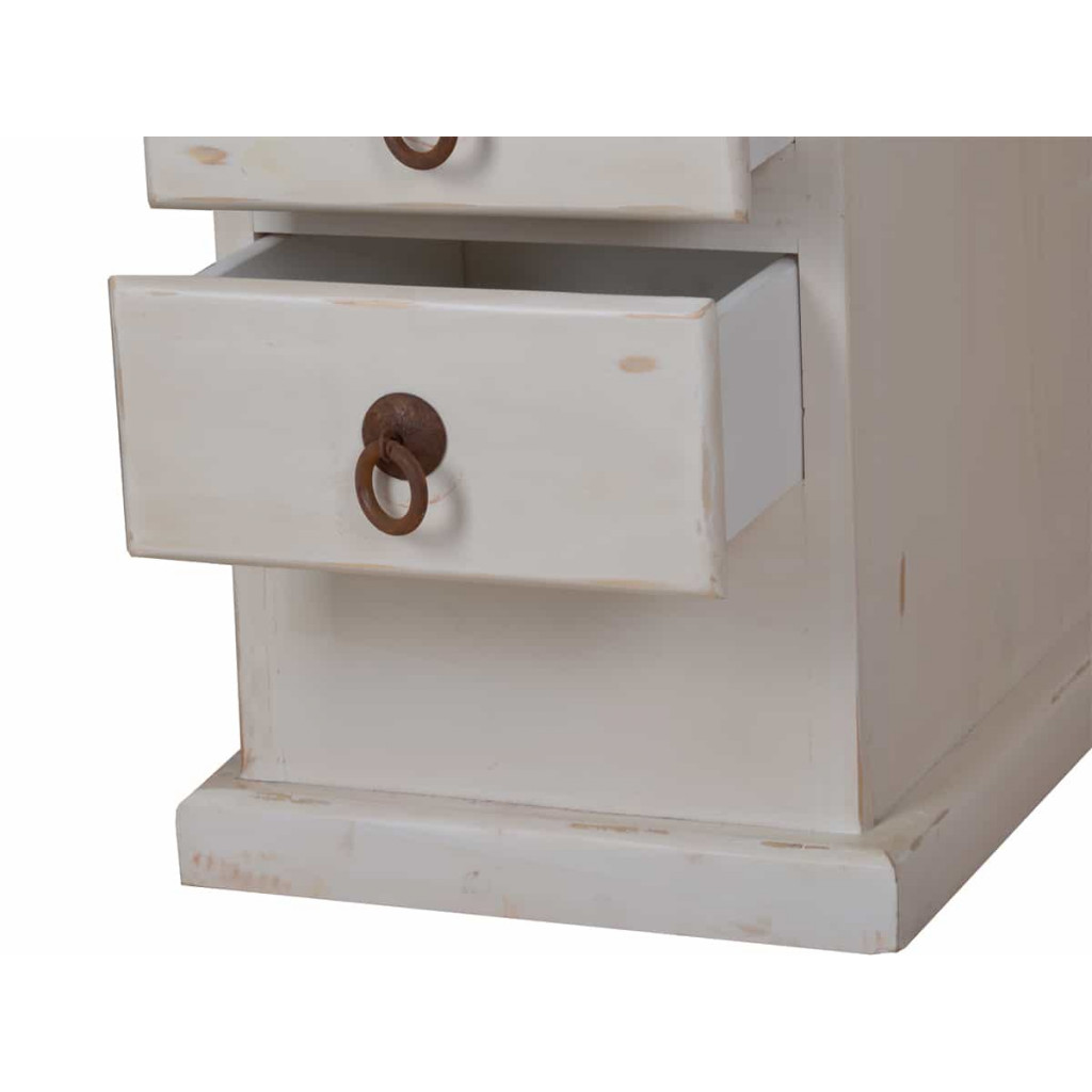 Sekretär Mexico Möbel Landhaus Pinie Weiß