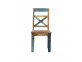 Esszimmerstuhl  Shabby Chic Massivholz Recycletes Holz Braun