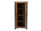 Garderobenschrank Madras Modern Massivholz Metall Akazie Braun