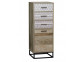 Highboard Benton Modern MDF Metall Braun