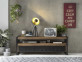 Lowboard Madras Modern Massivholz Metall Akazie Braun