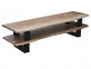 Lowboard  Modern Massivholz Metall Akazie Akazie natur