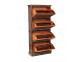 Schuhschrank Seaside Shabby Chic Recycletes Holz Braun