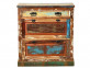 Schuhschrank  Shabby Chic Massivholz Recycletes Holz Braun